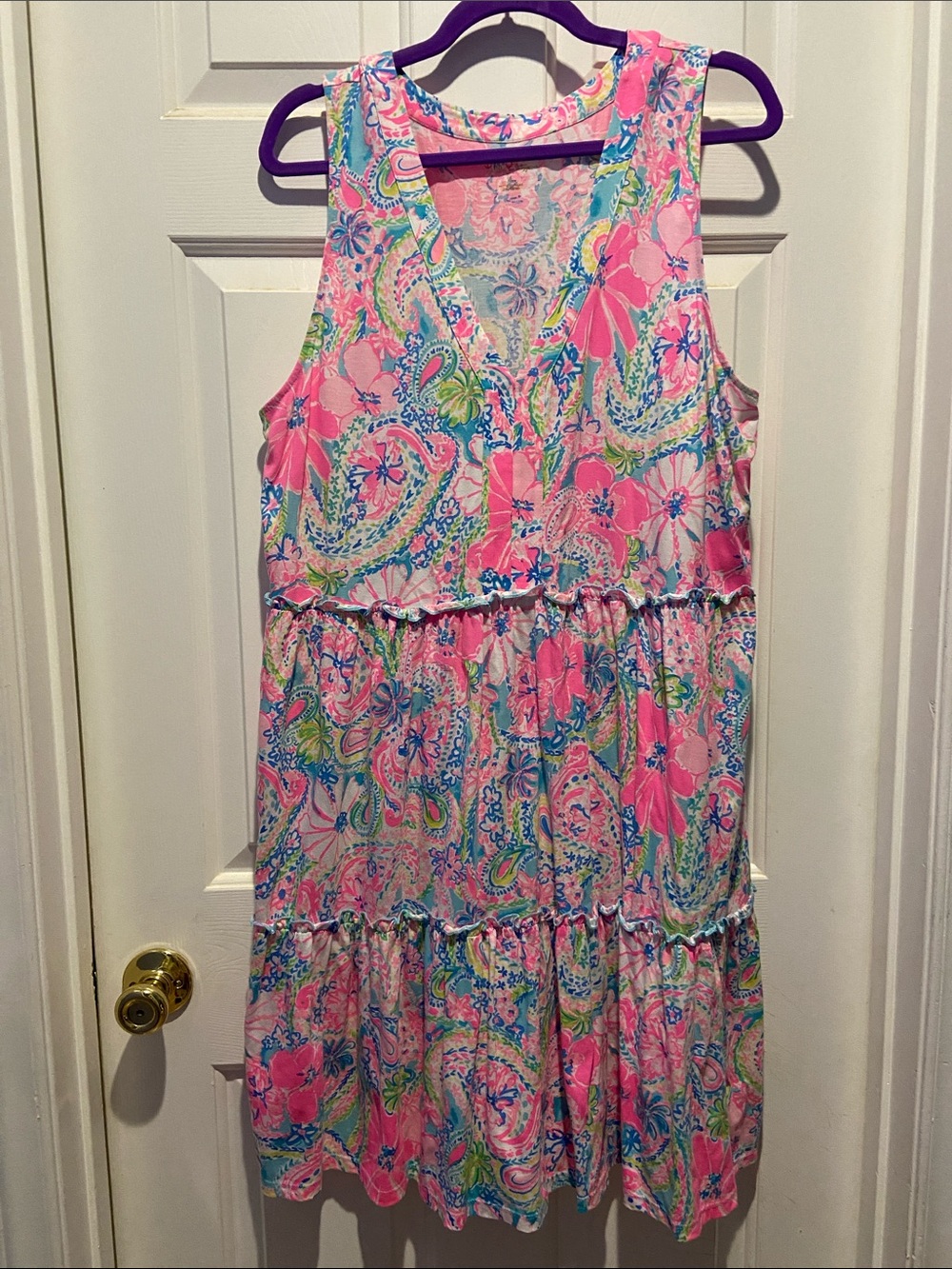 Lilly Pulitzer Lorina Dress - XL - Flock Full Of Fun - NWOT